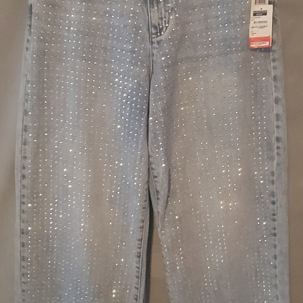 Sparkling Light Blue Jeans